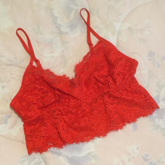 aerie Other - Aerie Red Lace Bralette